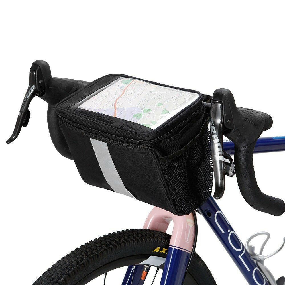 Bicycle Handlebar Insulated Cooler Bag Cycling MTB Mountain Road Bike Front Basket Pannier Bag