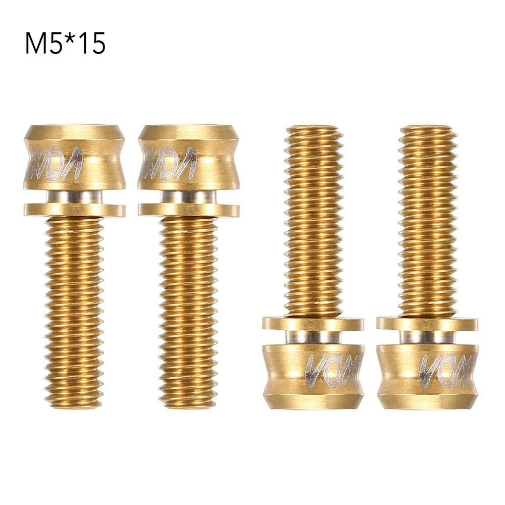 4PCS Bicycle Bike Stem Screws Hex Bolts Ultralight Cycling Titanium Alloy Fixing Screws Accessories-WAYBIKER