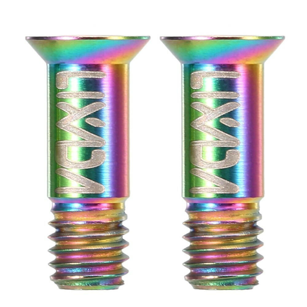 2PCS M5 Bike Rear Derailleur Guide Wheel Screws Bolts Ultralight Cycling Titanium Alloy Screws-WAYBIKER