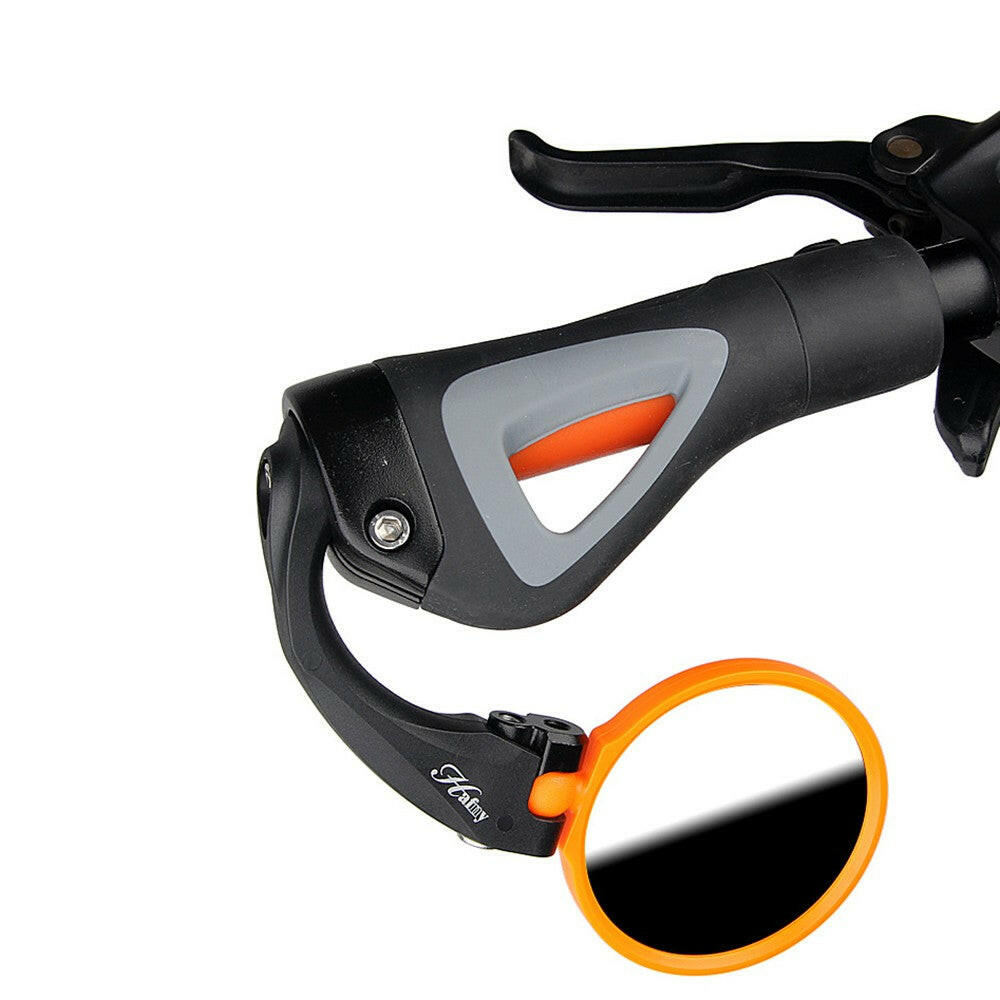 Hafny Mini Handiness Firmness Adjustable Collapsible Stainless Steel Mirror Mountain Bike Rearview Mirror