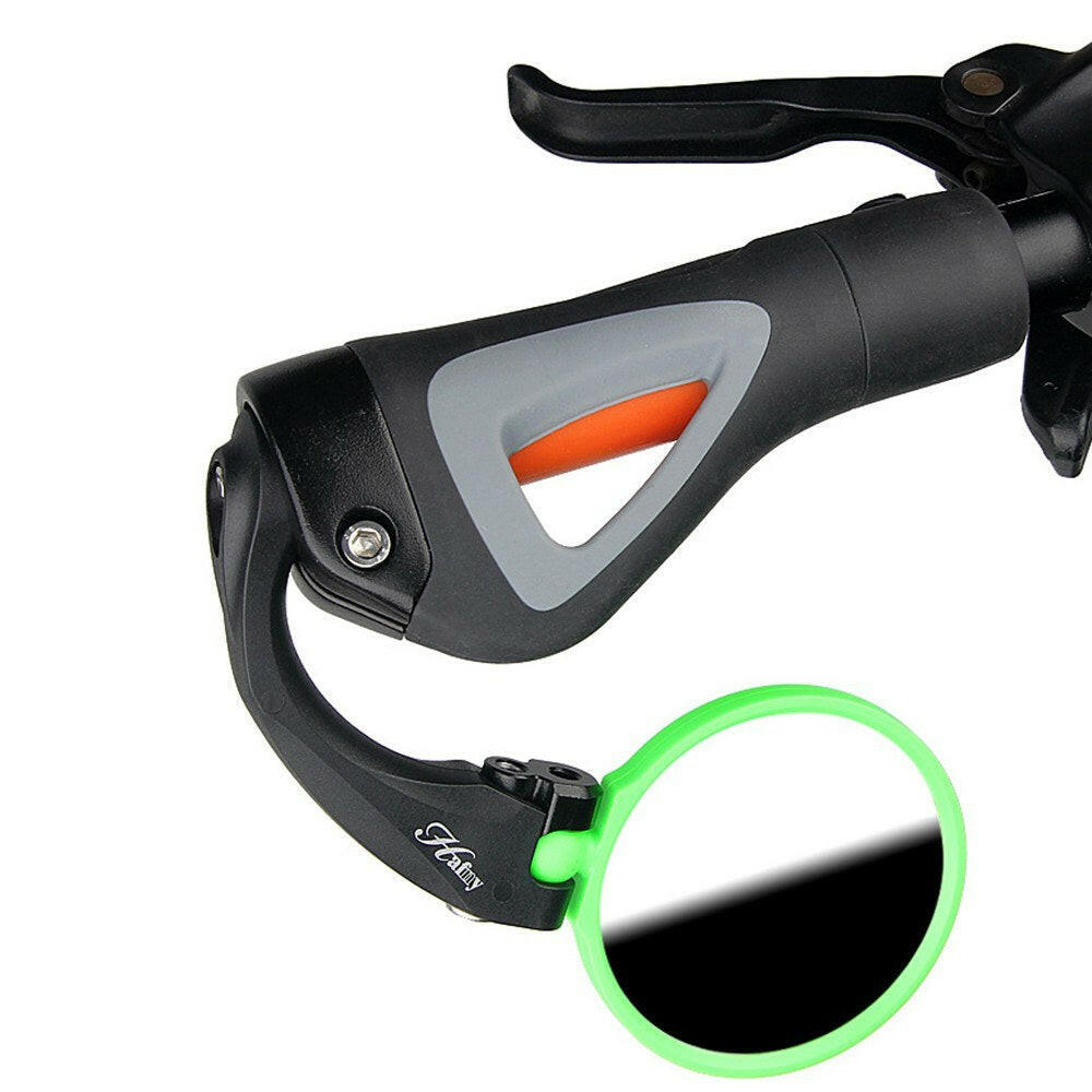 Hafny Mini Handiness Firmness Adjustable Collapsible Stainless Steel Mirror Mountain Bike Rearview Mirror-WAYBIKER