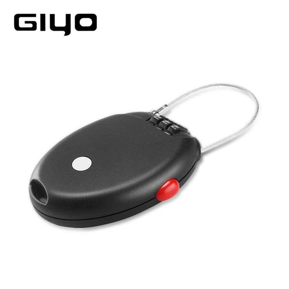 Bike Multi Function Mini Cable Lock 3 Digit Password Coded Anti-Theft Retractable Wire Line Lock For Cycling Baggage-WAYBIKER