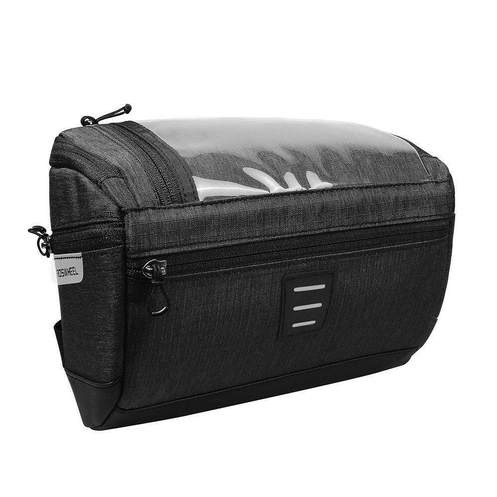 Bike Handlebar Bag Road Bike Front Frame Bag 6INCH Touchscreen Phone Holder-WAYBIKER
