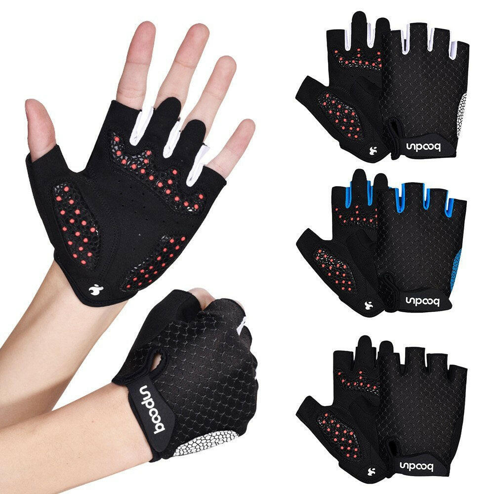 Cycling Gloves Unisex Half Finger Riding Gloves Sports Gloves For Bike Bicycle Motorcycle