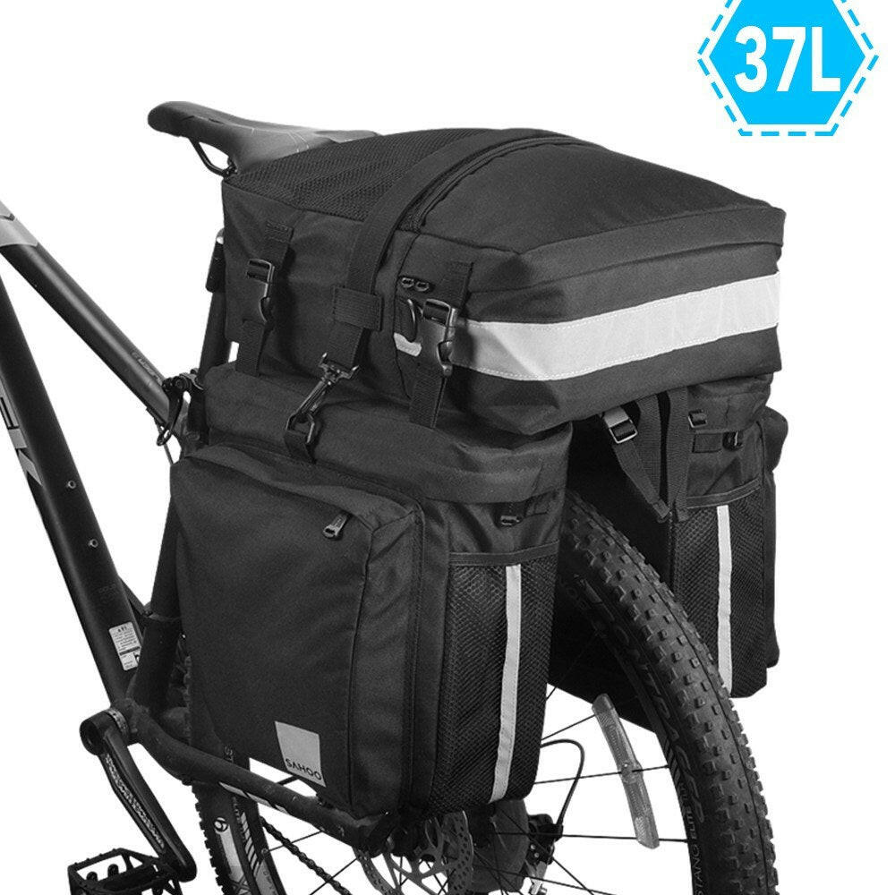 3-IN-1 Multi-functional Bike Pannier MTB Road Bike Rear Seat Trunk Bag