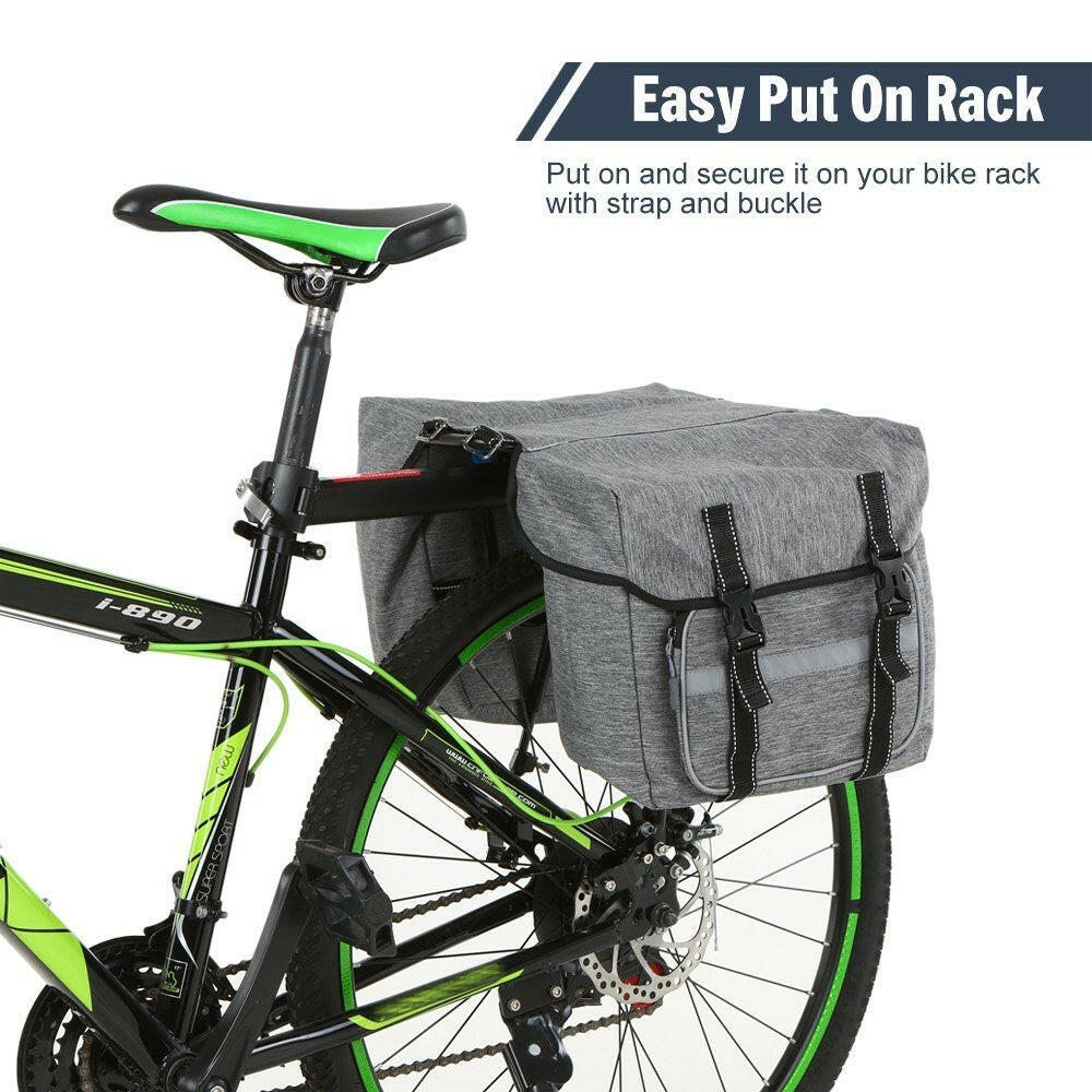 Bike Back Pannier Bicycle Rear Seat Bag Cycling Rack Grocery Pannier Road Bike Storage Bag-WAYBIKER