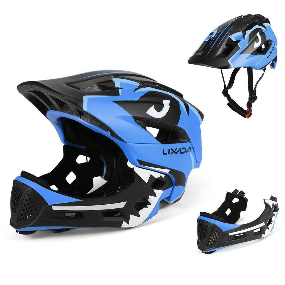 Lixada Kids Detachable Full Face Helmet Children Sports Safety Helmet for Cycling Skateboarding Roller Skating-WAYBIKER