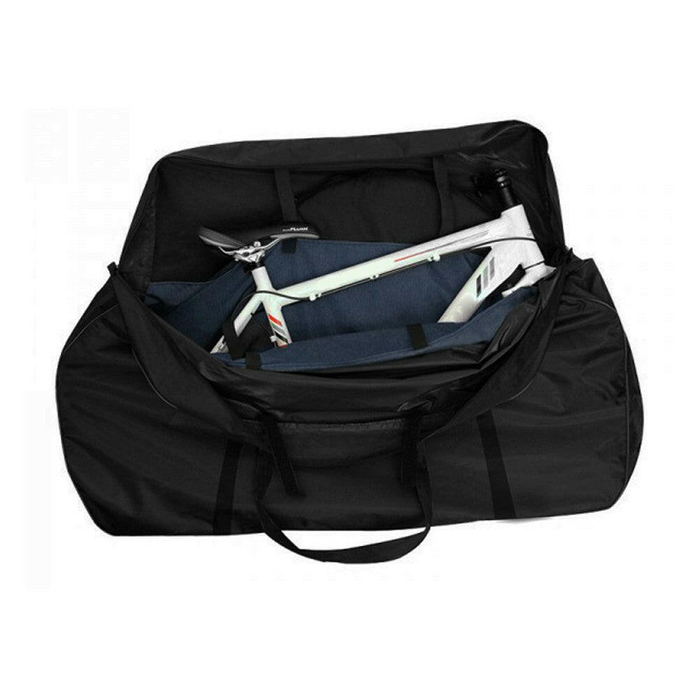 Bike Travel Case Transport Bag Carrier Bag Mountain Road Bike Carrying Case with Fork Protector
