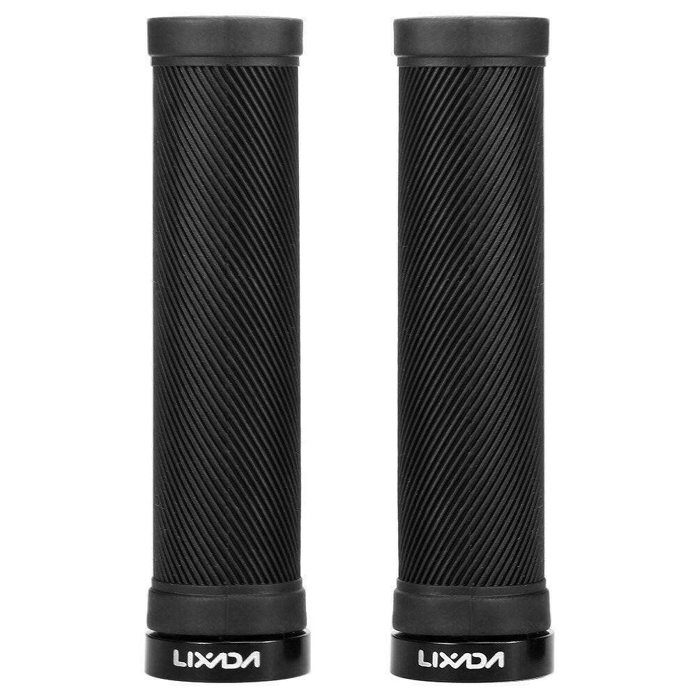 Lixada 2PCS Bike Handlebar Grips Anti-skid Lock-on Cycling Grips MTB Road Bike End Grips
