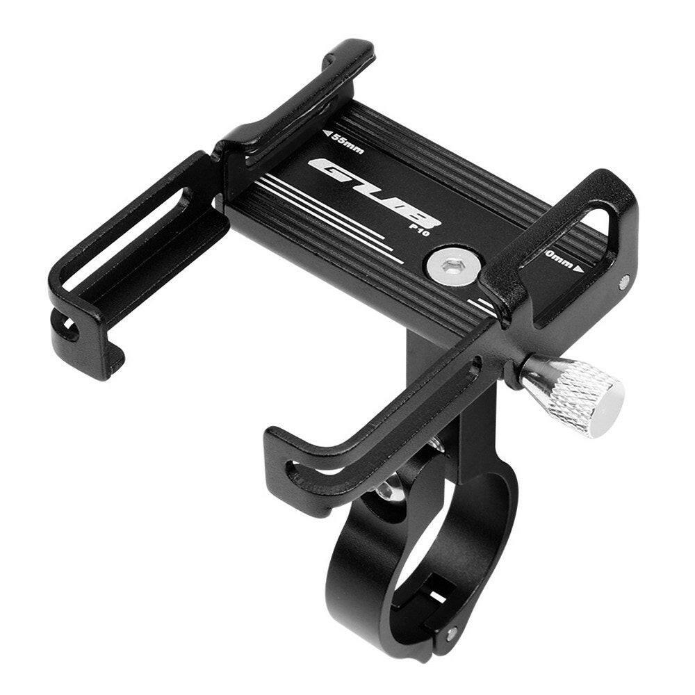 Aluminum Alloy Bike Phone Holder Universal Bicycle Phone Mount Motorcycle Phone Holder with Silicone Buckle Fastener-WAYBIKER