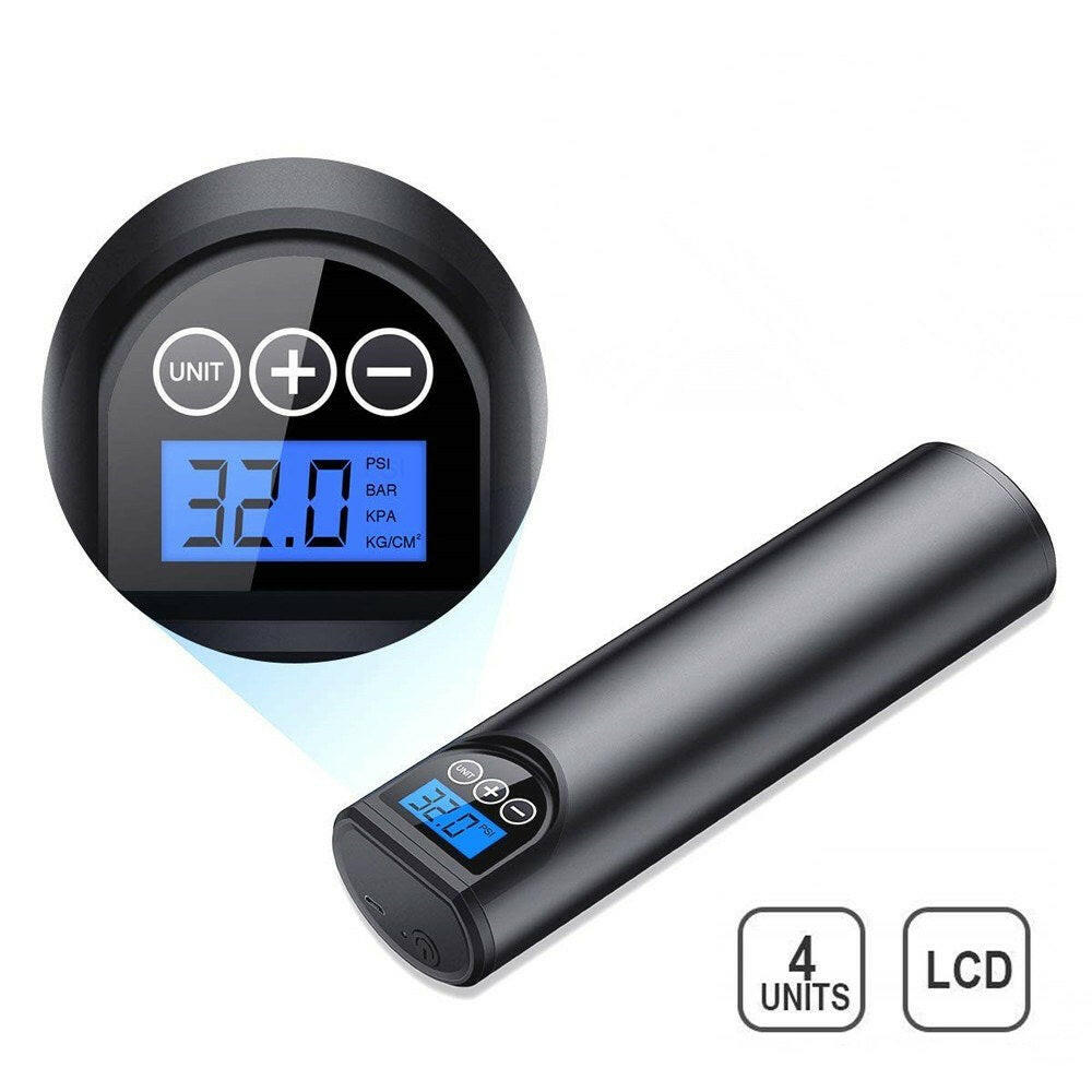 Tyre Inflator Cordless Portable Compressor Digital Car Tyre Pump 12V 150PSI Rechargeable Air Pump for Car Bike Tires Inflatable Balls