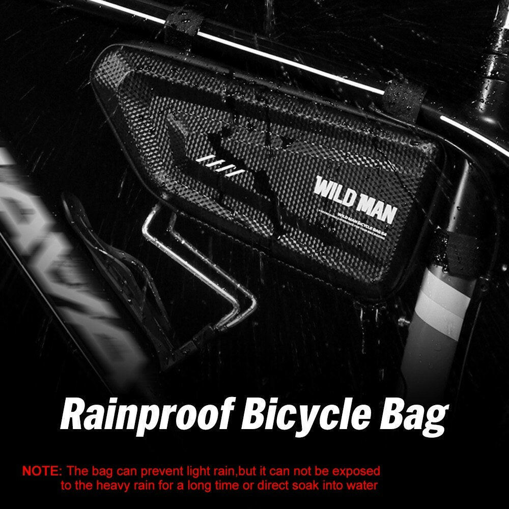 Bicycle Triangle Frame Bag Water Resistant Bicycle Pouch Top Tube Pack Lightweight Bike Storage Bag