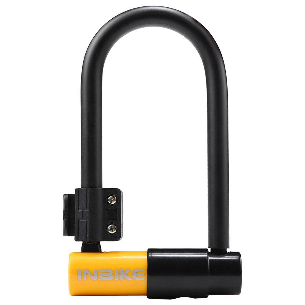 Bike Lock Heavy Duty Bicycle U Lock Secure Lock with Mounting Bracket-WAYBIKER