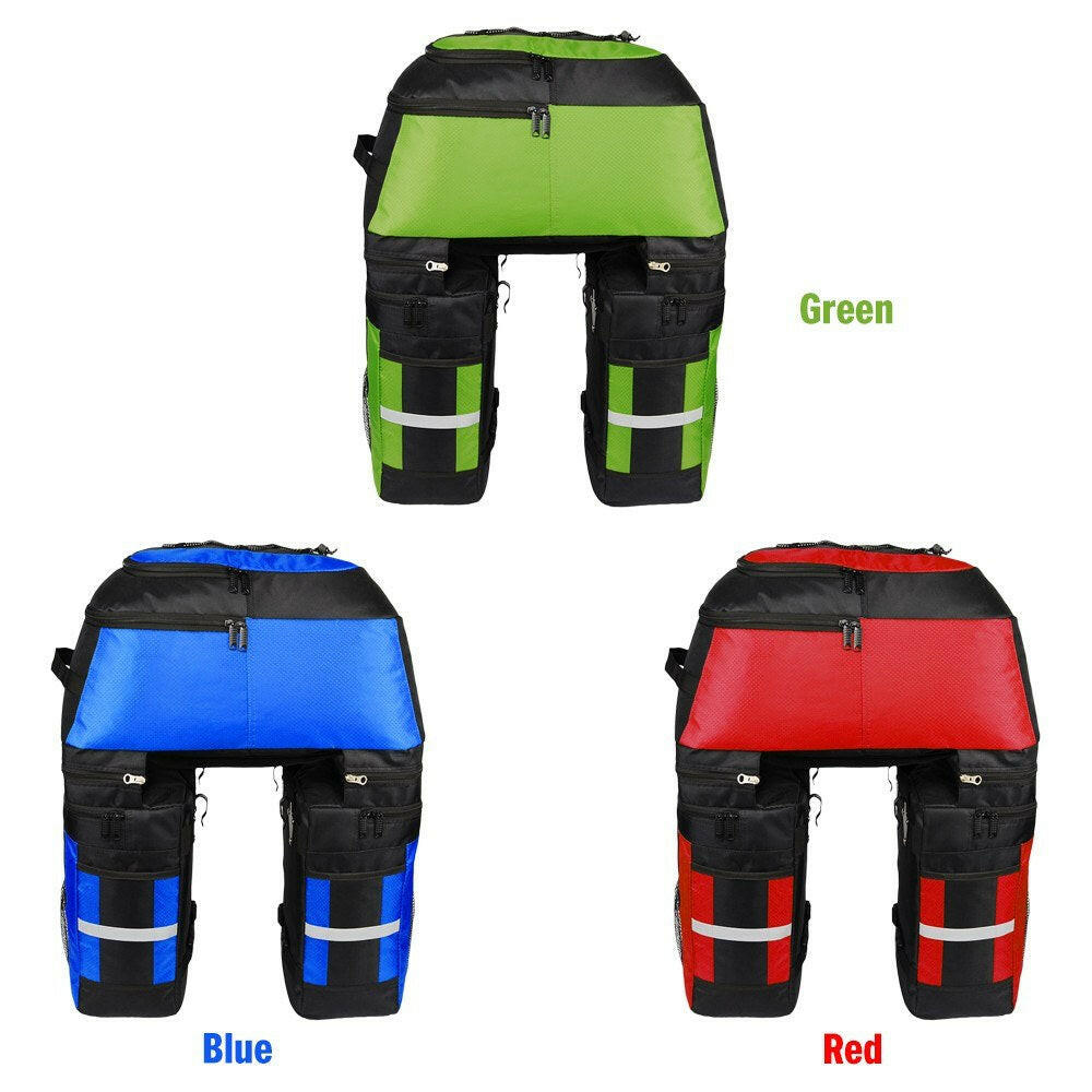 Multifunction 70L Bike Trunk Bag Bicycle Luggage Carrier Bag Cycling Bicycle Rack Rear Seat Bag Pannier-WAYBIKER
