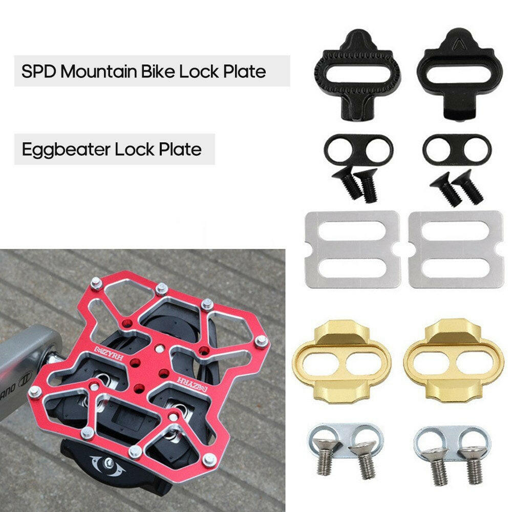 Portable Waterproof Anti-Skid Wear-Resistant Bike Eggbeater Lock Plate