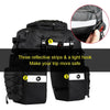 3 in 1 Mutifunctional Bike Rear Bag Waterproof Bicycle Shoulder Bag Bike Saddle Bag Bicycle Cargo Rack Pannier Long Cycling Accessory