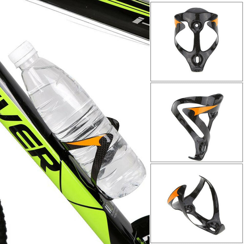 Super Light Bike Bicycle Carbon Fiber Glossy Water Bottle Holder Cage