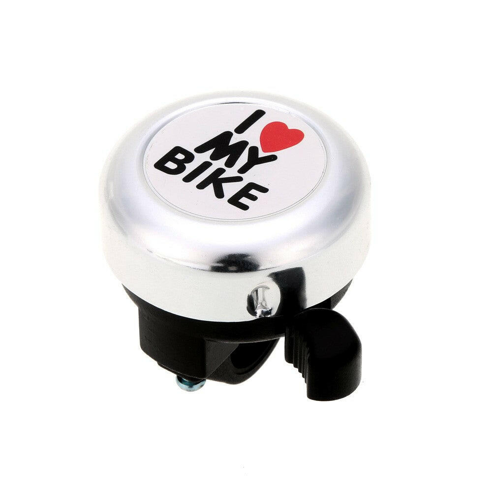 I Love My Bike Printed Clear Sound Cute Bike Alarm Warning Ring Bell Bicycle Accessory-WAYBIKER