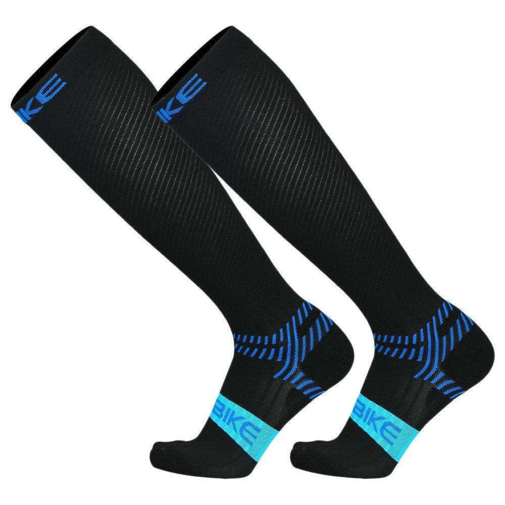 Sport Compression Socks Breathable Compression Stockings for Running Cycling Hiking-WAYBIKER