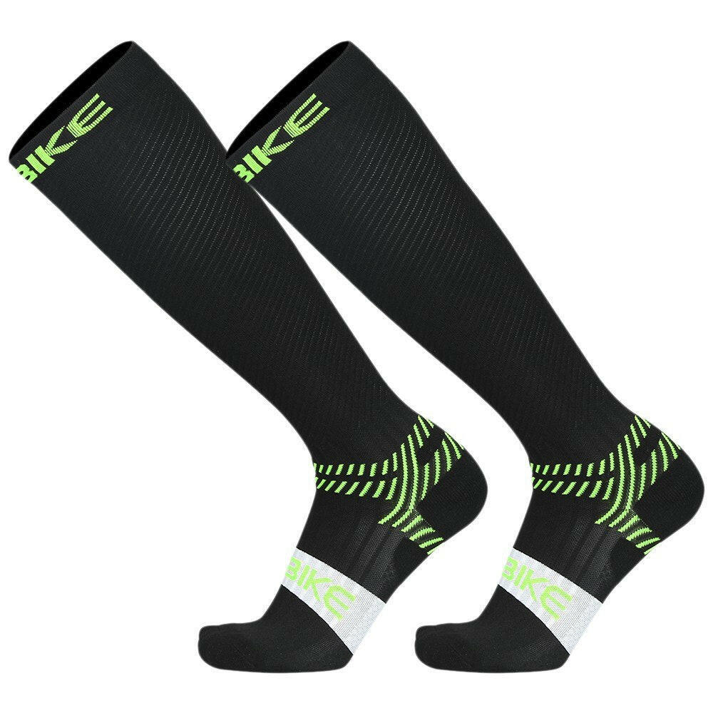 Sport Compression Socks Breathable Compression Stockings for Running Cycling Hiking-WAYBIKER