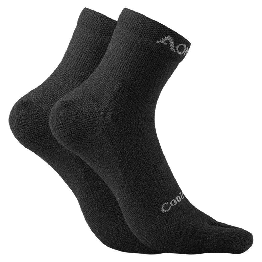 1 Pair Socks Athletic Toe Socks Five Finger Socks Breathable Running Sports High Tube Socks for Men Women-WAYBIKER