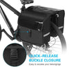 28L Water Resistant Bicycle Rear Seat Carrier Bag Rack Trunk Bags Bike Commuter Bag Pannier-WAYBIKER
