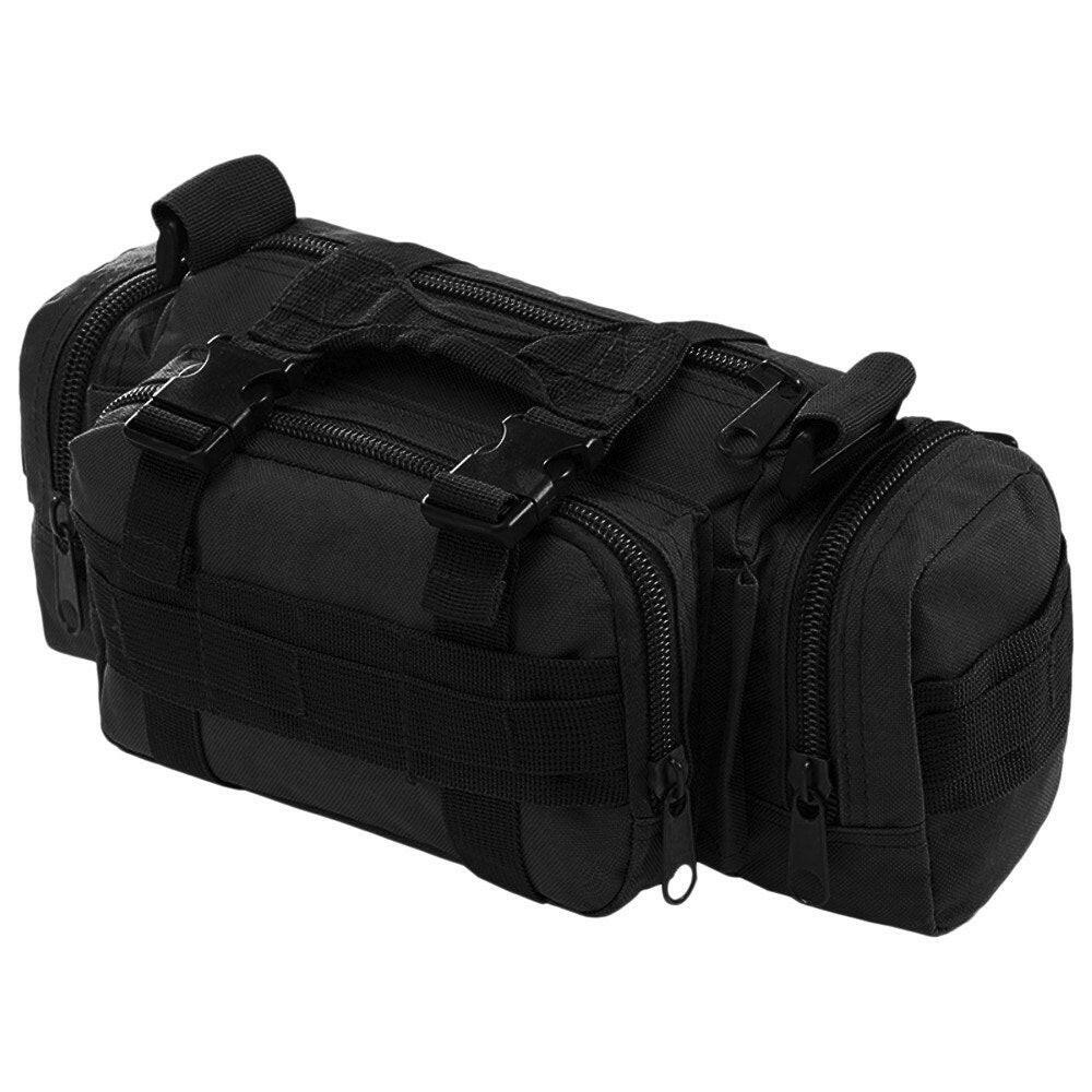 Multi-functional Waist Pack Bike Front Handle Bag Fishing Tackle Sling Bag Photography Training Utility Shoulder Backpack