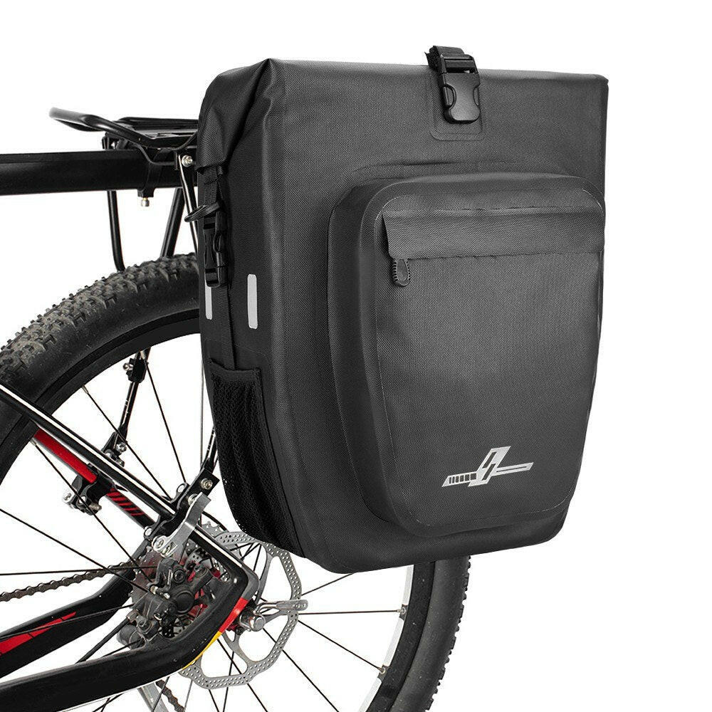 30L Waterproof Bike Rear Rack Bag Bicycle Pannier Bag Shoulder Bag Cycling Touring Grocery Bike Trunk Bag-WAYBIKER