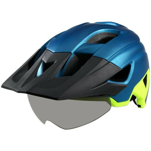 Mountain Bike Helmet with Detachable Visor Detachable Goggles Ultralight Adjustable MTB Cycling Bicycle Helmet Men Women Sports Outdoor Safety Helmet-WAYBIKER