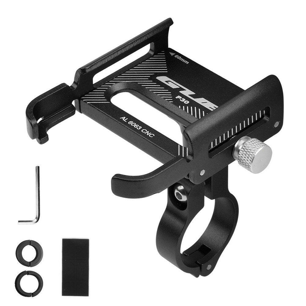 Aluminum Bike Phone Holder 360 Degree Rotating Adjustable Anti Slip Cycling Bicycle Handlebar Phone Mount Holder Stand-WAYBIKER