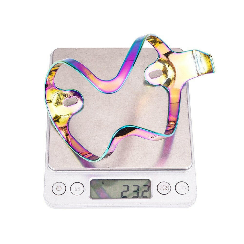 Aluminum Alloy Bicycle Cycling Drink Holder Plating Gradient Color Bike Mount Water Bottle Bracket-WAYBIKER