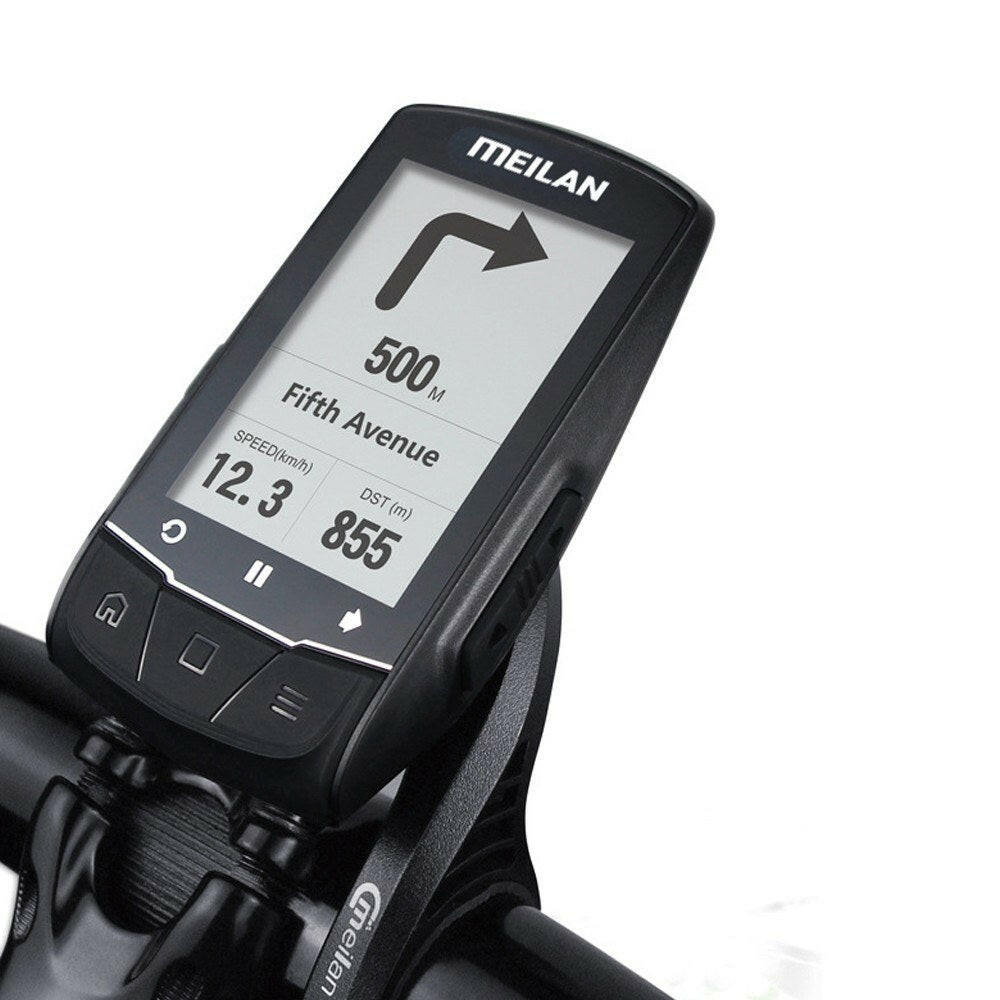 M1 Bike Global Position System bicycle Computer Global Position System Navigation BLE4.0 speedometer Connect with Cadence/HR Monitor/Power meter