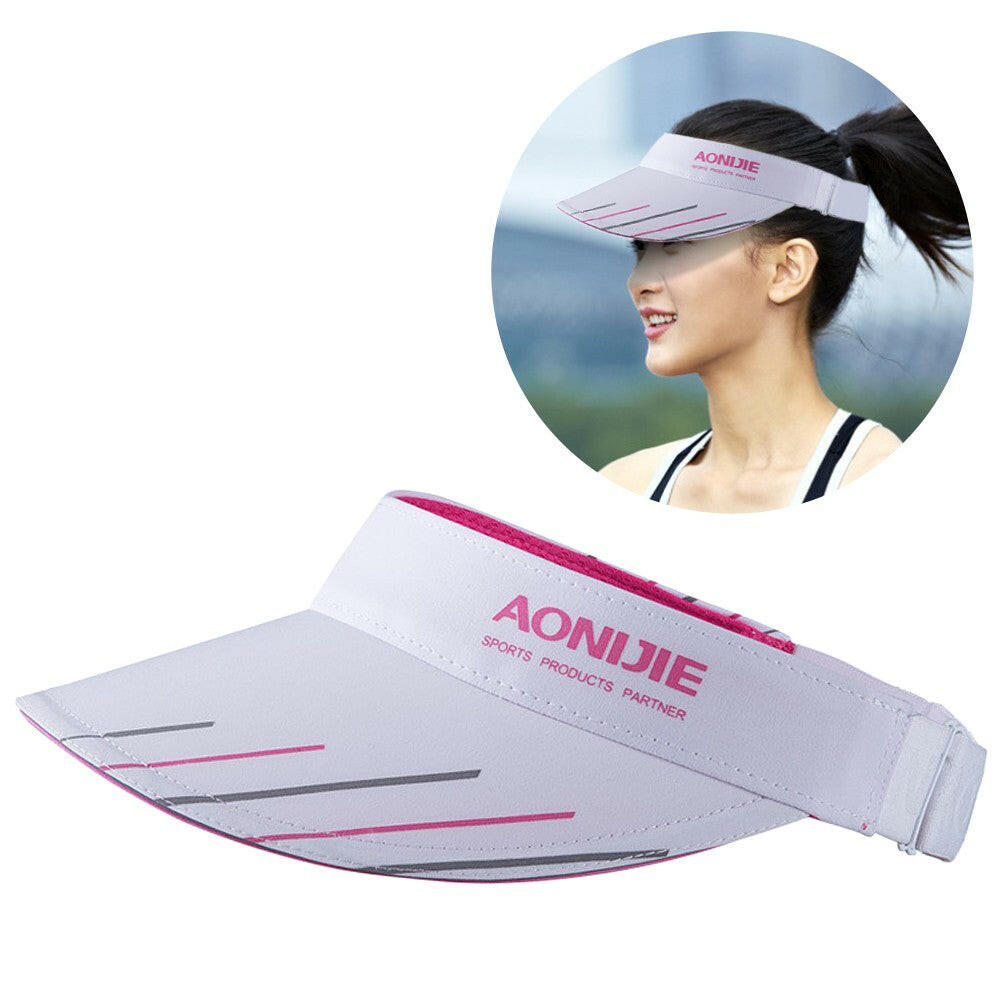 New Adjustable Men Women Sun-Protective Hat With Wide Brim Ultraviolet-proof Cap Visor Cap For Beach Golf Fishing Marathon Running Cycling Summer Sports Equipment-WAYBIKER