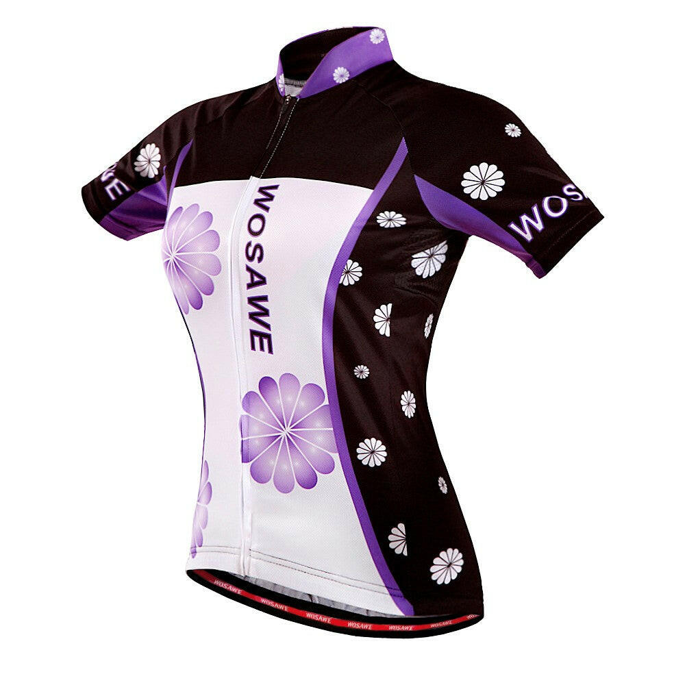 Women Breathable Outdoor Short Sleeve MTB Cycling Jersey