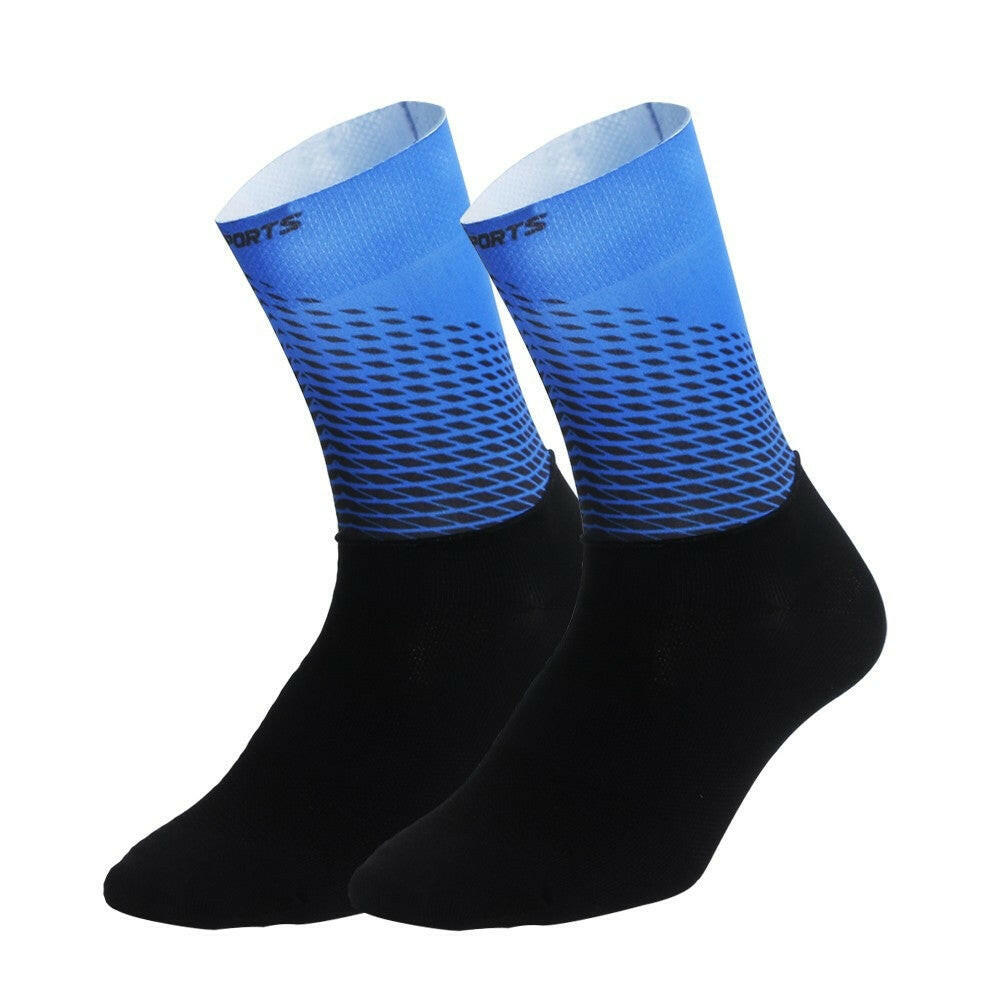 Men Women Cycling Socks Anti-Slip Wearproof Breathable Running Hiking Sports Outdoors Athletic Compression Socks-WAYBIKER