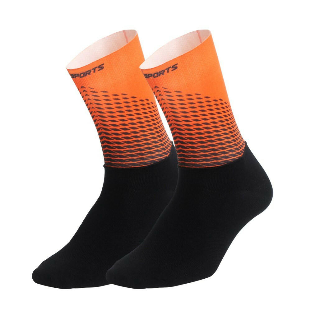 Men Women Cycling Socks Anti-Slip Wearproof Breathable Running Hiking Sports Outdoors Athletic Compression Socks