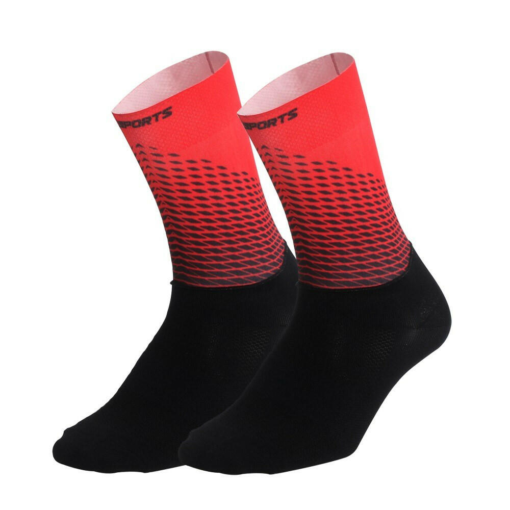 Men Women Cycling Socks Anti-Slip Wearproof Breathable Running Hiking Sports Outdoors Athletic Compression Socks