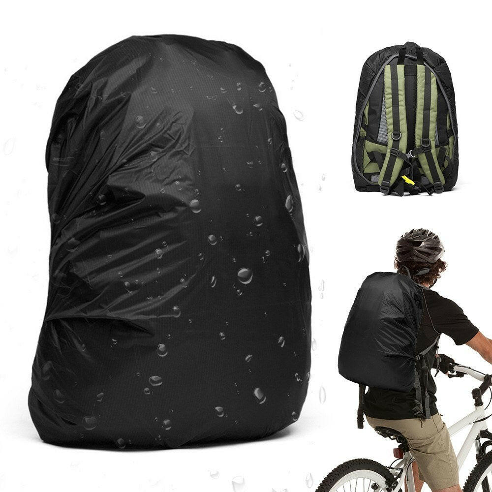 Waterproof Backpack Cover 30-45L Adjustable Bag Rain Cover for Cycling Hiking Camping Traveling-WAYBIKER