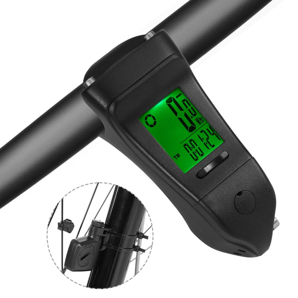Wireless Bike Computer Mountain Bike Speedometer Odometer IPX6 Waterproof Cycling Measurable Temperature Stopwatch