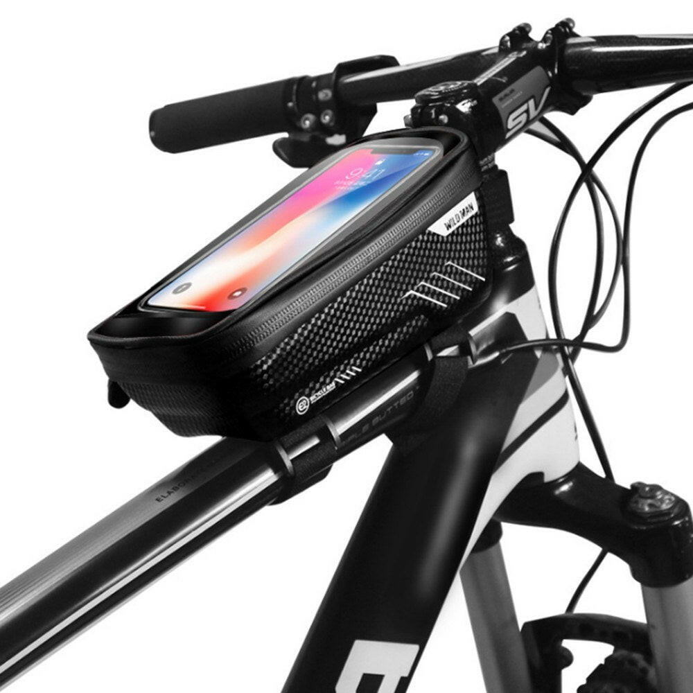 Outdoor Large Capacity Waterproof Bike Beam Package Hard Cover Mountain Bike Waterproof Phone Cover-WAYBIKER