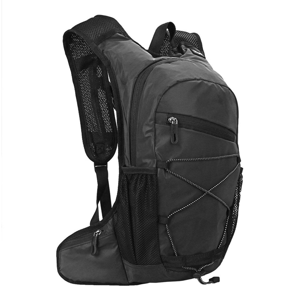 8L High Visibility Reflective Cycling Hydration Backpack Outdoor Sports Running Hiking Backpack Travel Daypack Shoulder Bag-WAYBIKER