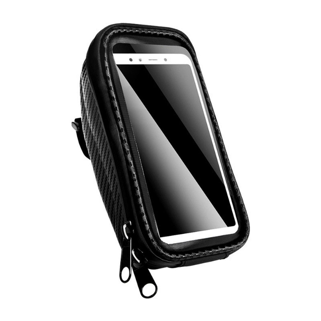 Bike Frame Bag Front Tube Bag Handlebar Bag Bicycle Bag with Touchscreen Phone Case-WAYBIKER
