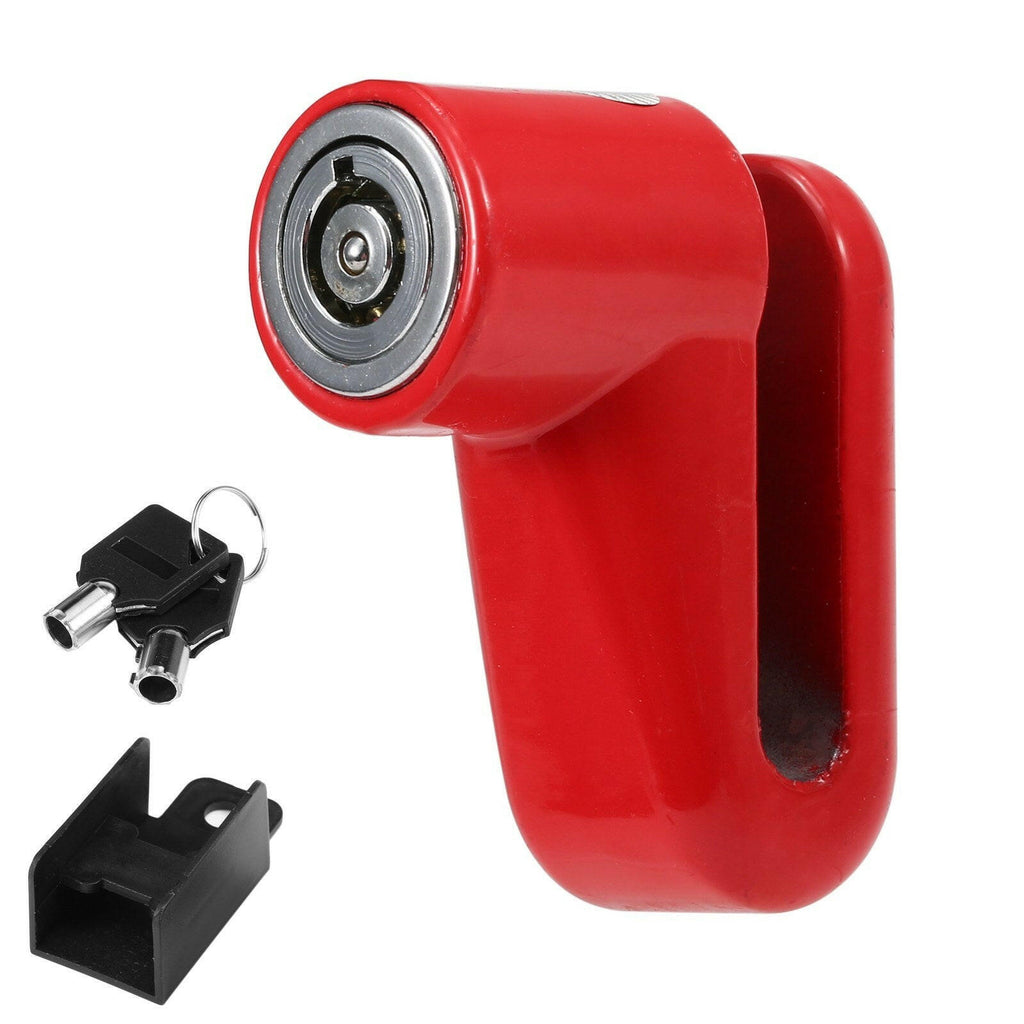 Anti-Theft Disc Lock Motorcycle Bike Safety Wheel Disc Brake Lock Waterproof Padlock   Cycling Rotor Disc Brake Wheel Lock with Two Keys-WAYBIKER