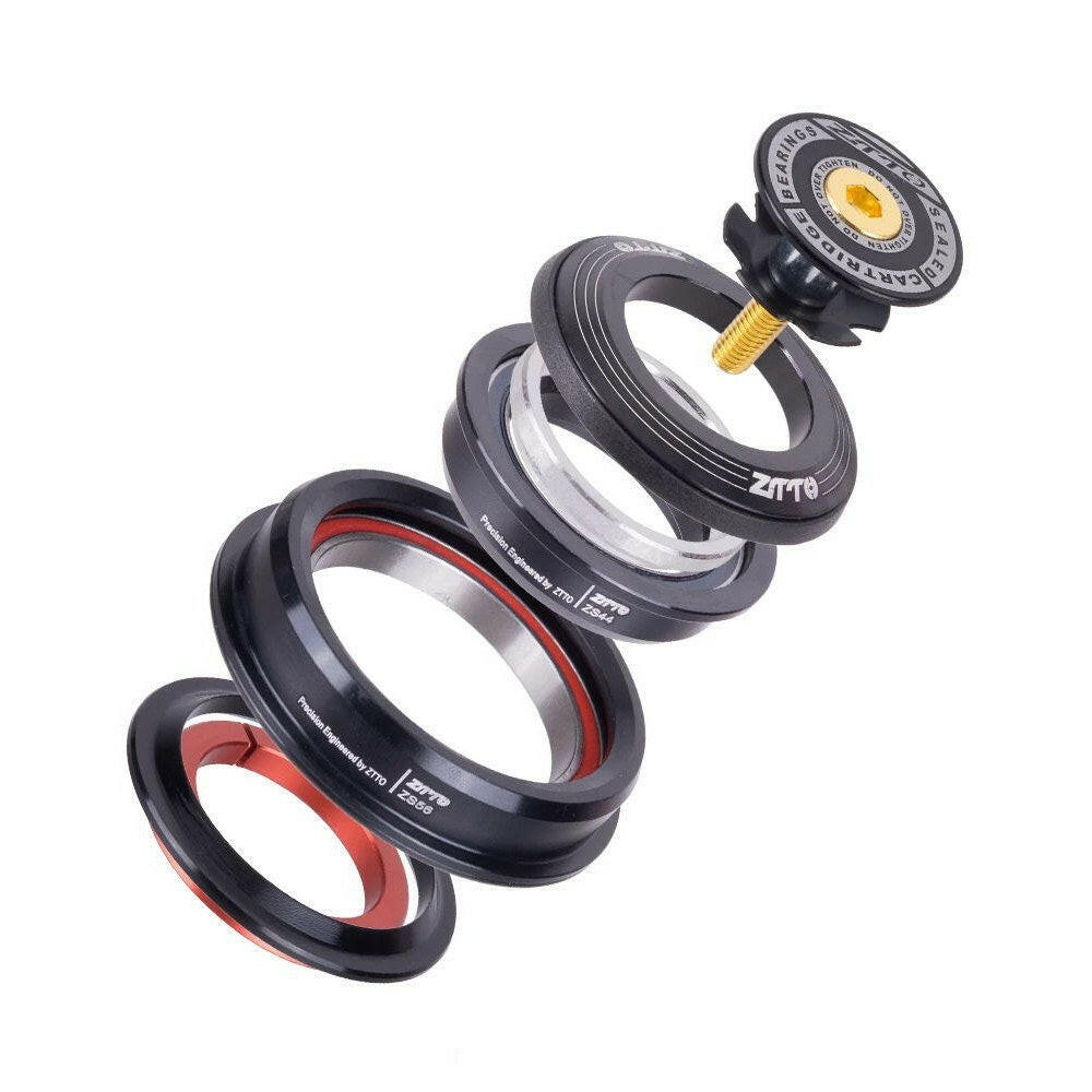 ZTTO CNC ZS44/ZS56 External Cone Tube Tapered Heads Tube Cone Straight Dual Purpose Bowl Set Bicycle Headset Bearings Bicycle Accessories Bicycle Bearing Set Tapered Tube-WAYBIKER