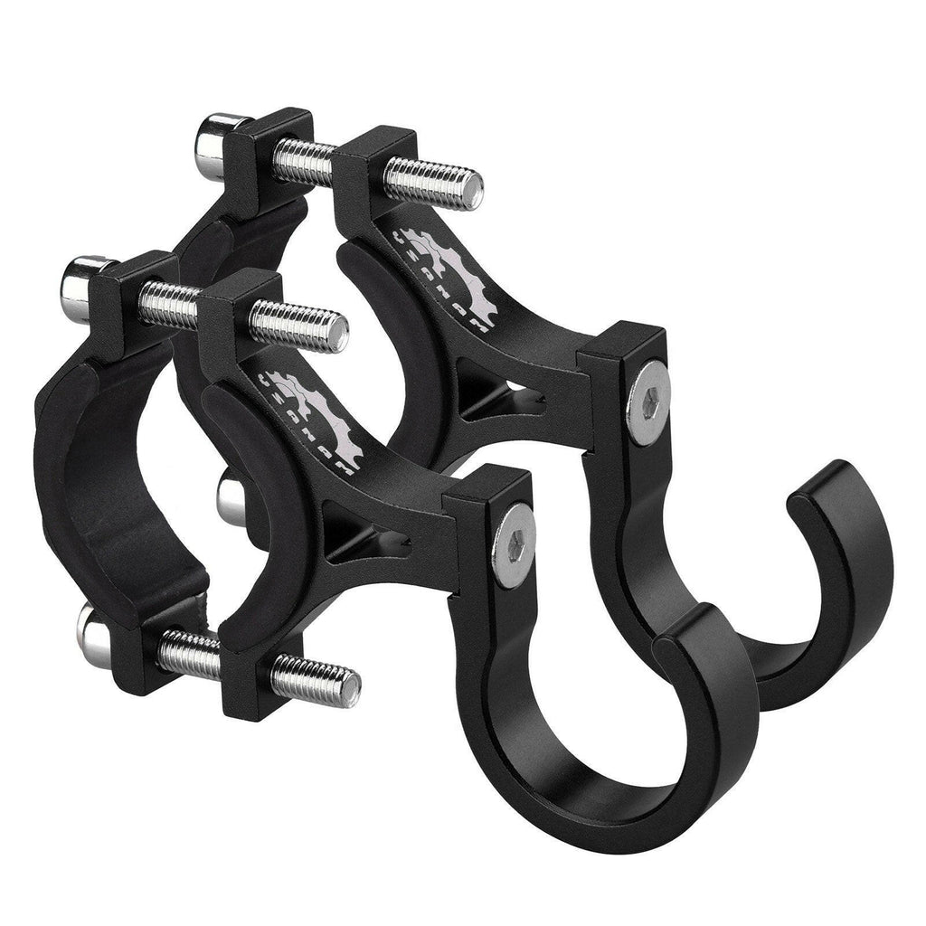 2 PCS Bicycle Universal Hook Motorcycle Hanging Bag Claw Hook Multifunctional Helmet Hook Bike Aluminum Alloy Hanger Hook Holder-WAYBIKER