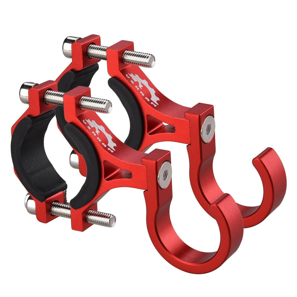 2 PCS Bicycle Universal Hook Motorcycle Hanging Bag Claw Hook Multifunctional Helmet Hook Bike Aluminum Alloy Hanger Hook Holder-WAYBIKER