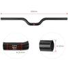 600mm Ultralight Carbon Fiber Riser Handlebar Mountain Bike Road Bicycle Riser Bar Handlebar 25.4mm Clamp-WAYBIKER