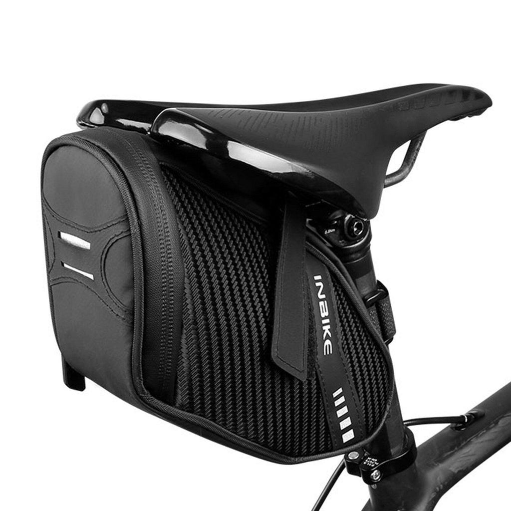 Bicycle Saddle Bag Waterproof Bike Seat Bag Reflective Cycling Rear Seat Post Bag Ultra Light Tail Rear Bag Bicycle Under Seat Pouch-WAYBIKER