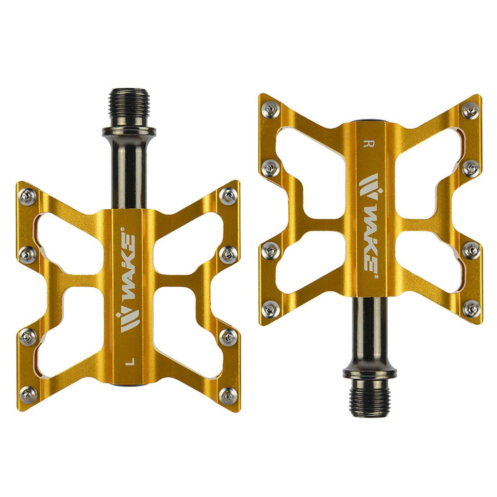 Aluminum Alloy Bicycle Pedal Cycling Pedal Durable Foot Pedal Accessory Non-slip Bike Pedal Riding Bike Part-WAYBIKER