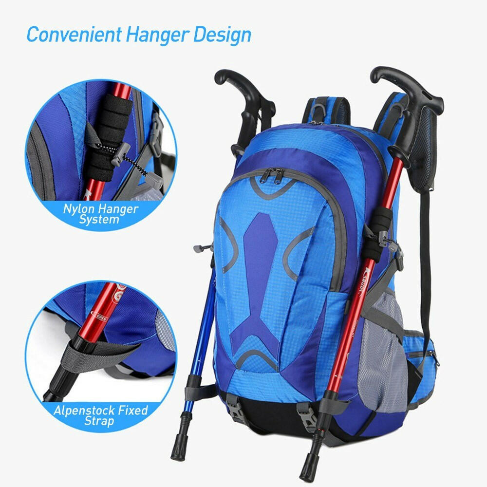 36-55L Large Capacity Storage Backpack Waterproof Shoulders Bag with R